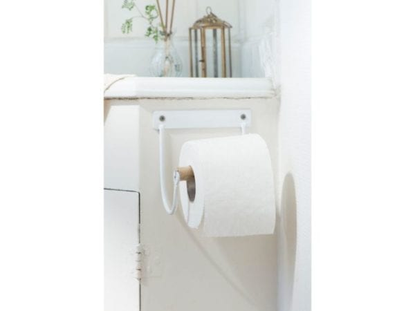 Toiletpapirholder m/trærulle