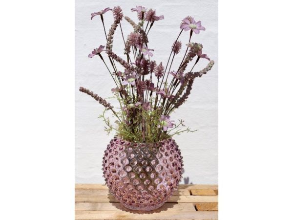 Anna Von Lipa krystal vase Purple