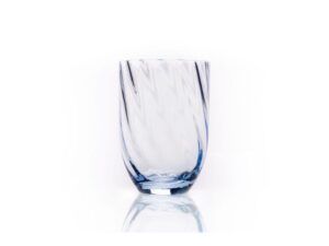 Anna Von Lipa Swirl Krystalglas Light blue