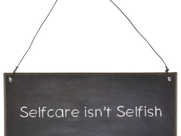 Metalskilt Selfcare isn't selfish