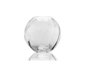 Anna Von Lipa Swirl Globe vase Crystal