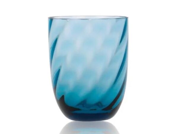 Anna Von Lipa Swirl Krystalglas Aquamarine