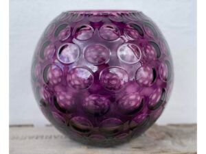Anna Von Lipa Olive Sphere vase Violet