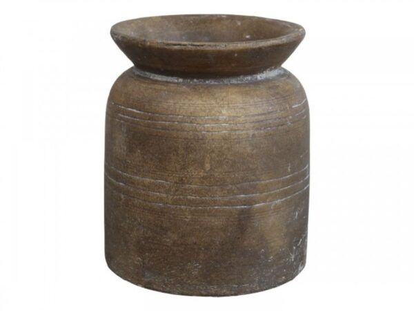 Chic Antique Vase med riller 22 cm