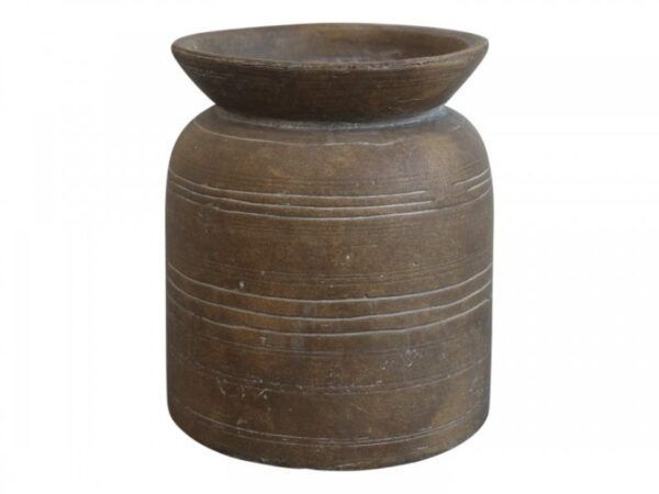 Chic Antique Vase med riller 28 cm
