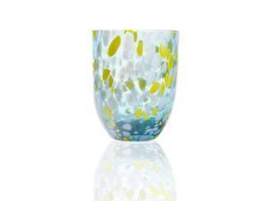 Anna Von Lipa Big Confetti krystalglas Aqua-Lemon