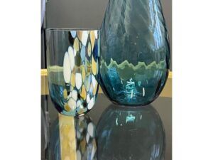 Anna Von Lipa Marble Tumbler Amalfie Blue