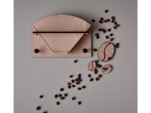 Minifabrikken Kaffefilterholder Lys eg / Sort