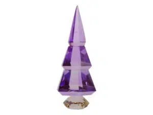 Krystal juletræ Violet 16 cm