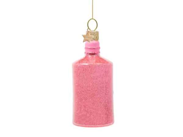 Vondels julekugle Ginflaske Pink