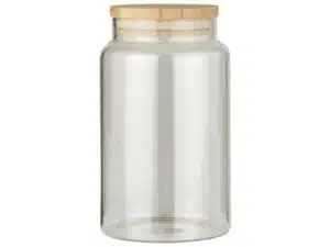 Ib Laursen Glaskrukke m/bambuslåg 1000 ml