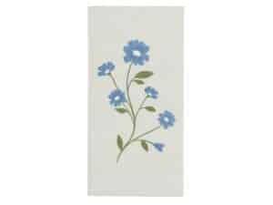 Serviet Flora blå blomster 16 stk