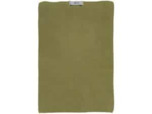 Strikket håndklæde Mynte Herbal green