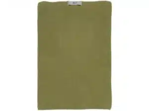Strikket håndklæde Mynte Herbal green