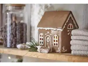 Ib Laursen Hus til fyrfadslys Gingerbread dørkrans