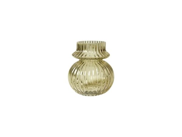 Speedtsberg Vase m. riller Grøn