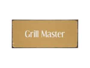 Metalskilt Grill Master