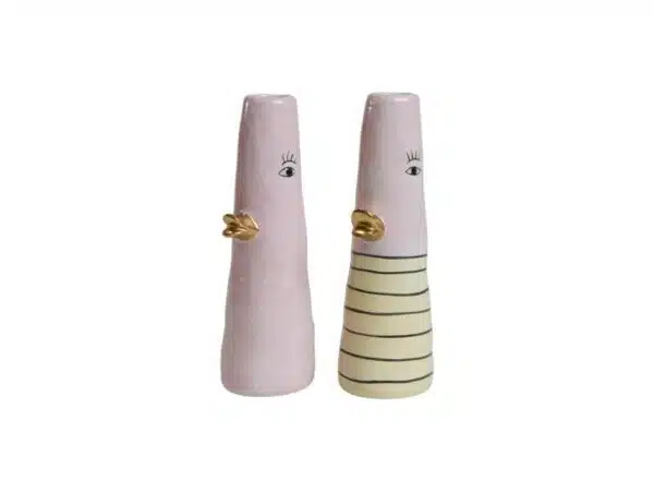 Speedtsberg keramik vaser med ansigt