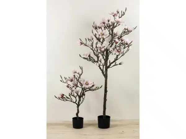 Kunstigt Magnoliatræ Rosa H162 cm
