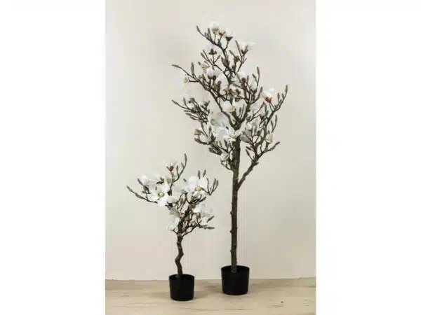 Kunstigt Magnoliatræ Hvid H162 cm