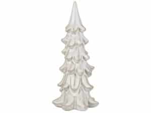 Ib Laursen Juletræ i keramik hvidmeleret
