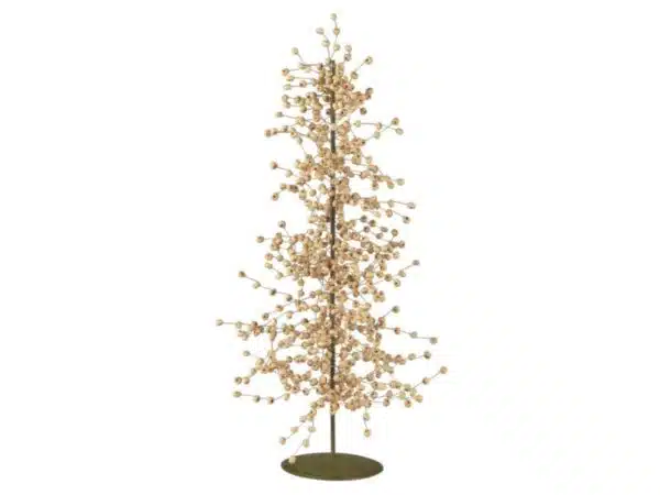 Ib Laursen Juletræ med træperler 30 cm