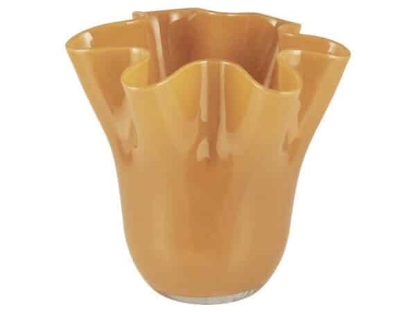 Ib Laursen Mundblæst Vase UNIKA Mustard