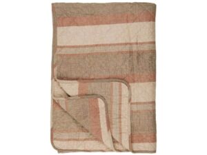 Ib Laursen Quilt Beige med striber