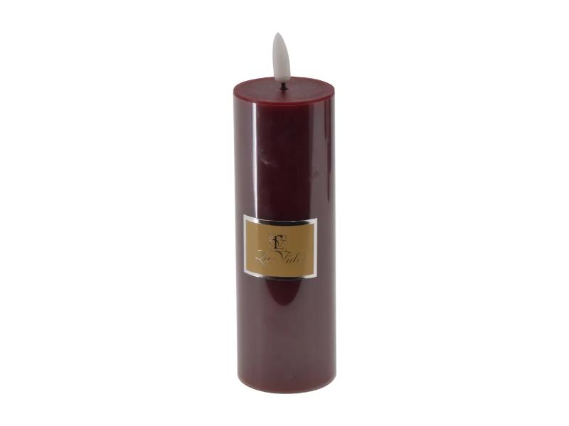 La Vida LED bloklys Bordeaux H15 cm