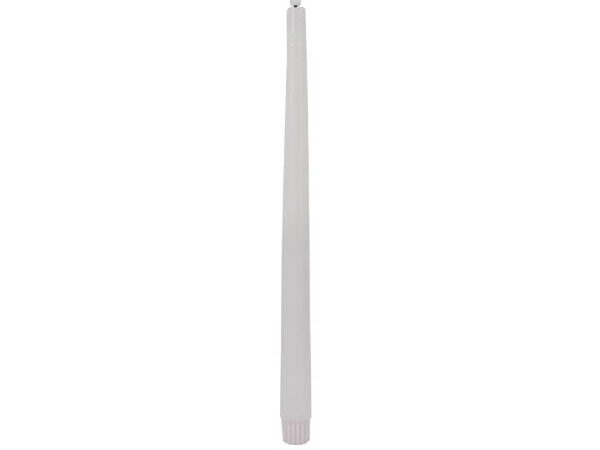 LED kronelys hvid H33 cm 2 stk.