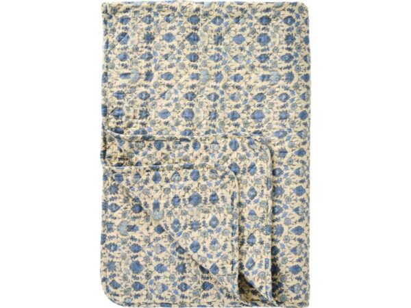 Ib Laursen Quilt m/blåt mønster