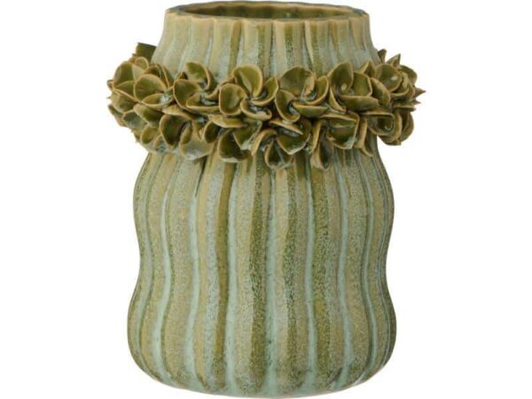 Ib Laursen Vase Hortensia Støvgrøn