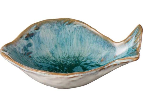 Fiskeformet Skål mini Ocean Blue