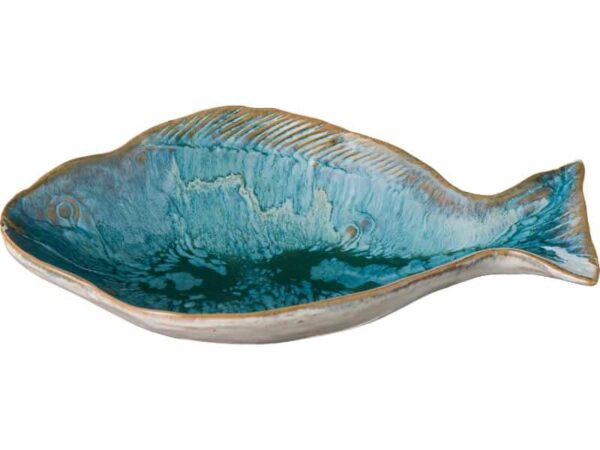 Fiskeformet Skål mellem Ocean Blue