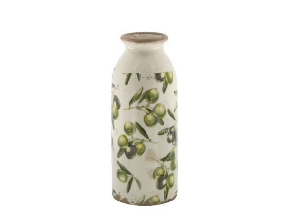 Chic Antique Olive Vase H20
