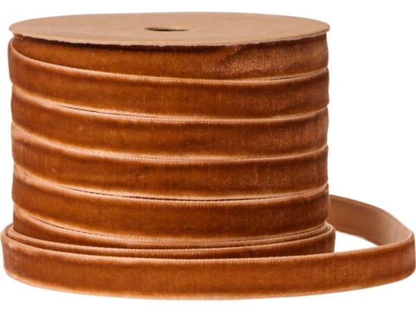 Velourbånd 10 m Rust