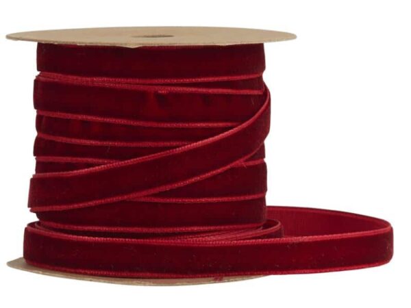 Ib Laursen Velourbånd 10 m Bordeaux