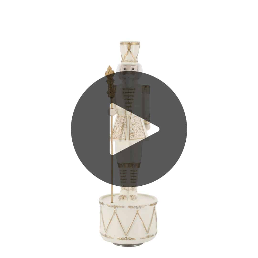 Chic Antique Noël Spilledåse m/nøddeknækker - Billede 3
