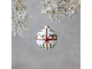 Chic Antique Julekugle m/sløjfe