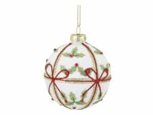 Chic Antique Julekugle m/sløjfe