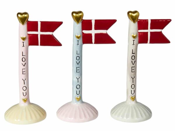 Speedtsberg Keramik Flag I Love You