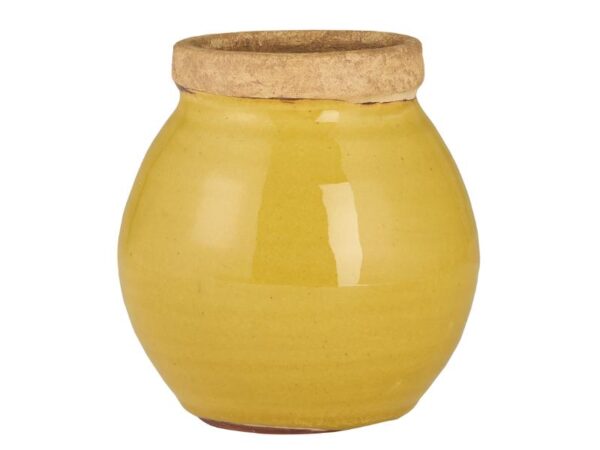 Ib Laursen Vase Mustard Avignon