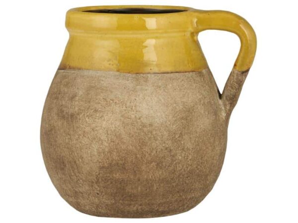 Ib Laursen Vase m/hank Mustard Avignon