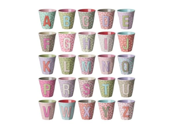 RICE Alfabet Kop 250 ml Rosa Mix