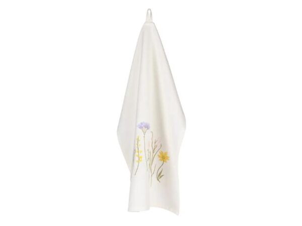 Speedtsberg Viskestykke m/broderi Blomst