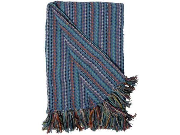 Au Maison Recycled Plaid Unika Blå