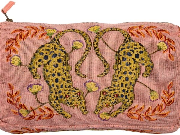 Au Maison Kosmetiktaske Leopard Pink
