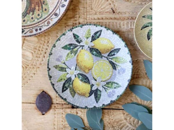 Chartres Fad i Mosaik Citroner