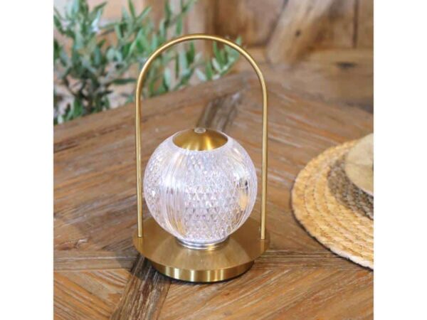 Chic Antique LED Bordlampe Messing H23