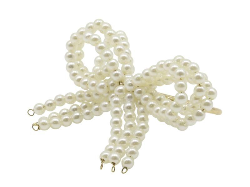 Chic Antique Servietring med Perler Sløjfe
